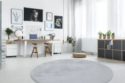 Vloerkleed 100 Grijs Blauw Rabbit