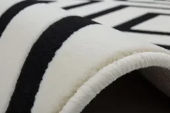 Vloerkleed 525 Ivoor Zwart Lina