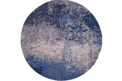 Vloerkleed Abyss Blue 8629 Mad Men Cracks | Louis de Poortere