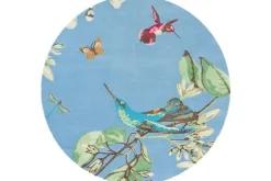 Vloerkleed Blue 37808 Hummingbird | Wedgwood Home