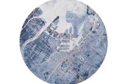 Vloerkleed Conductive Blue 9314 Tokyo Cities | Louis de Poortere