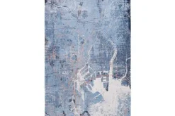 Vloerkleed Conductive Blue 9314 Cities | Louis de Poortere