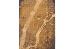 Vloerkleed Gatsby Gold 9315 | New York Cities | Louis de Poortere