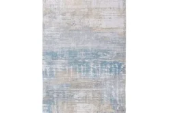 Vloerkleed Long Island Blue 8718 Atlantic Streaks | Louis de Poortere