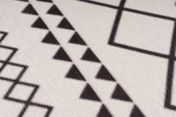 Vloerkleed wit zwart Maya