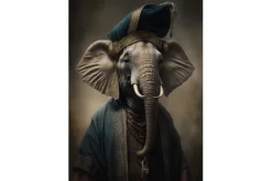 Wandkleed Elephant