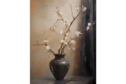 Wandkleed Light Blossom Vase