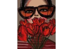 Wandkleed Poppy