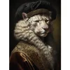 Wandkleed Snow Leopard
