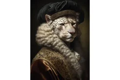 Wandkleed Snow Leopard