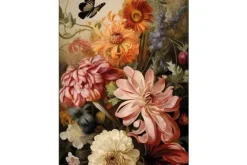 Wandkleed Vintage Flowers